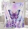 Fábrica de personalización de mantas transfronteriza manta de franela directa Mariposa impresión digital 3D se puede traer imagen entrega en una sola pieza