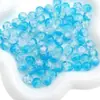 Cuentas de Grieta de Hielo, Cuentas de Vidrio de Flor Rota, Cuentas Sueltas de Vidrio, Pulseras de Amistad Hechas a Mano para DIY, Cuentas Redondas, Accesorios de Cuentas Sueltas