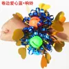 Flores de Mão Infantis para Ginástica Pulseiras de Pulso para Dança Sino 61 Taibao Jardim de Infância Mailala Equipe Flores de Fita Coloridas Flores de Pulso para Apresentação