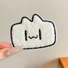 Pinza para el flequillo de la frente con lindo patrón floral pequeño, pinza para flequillo francés, diadema para lavarse la cara, pinza para el pelo de mujer para la parte trasera de la cabeza