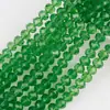 Rodas de Contas Planas Contas 4-10mm Multifacetadas Coloridas Contas com Furo Acessórios para Joias DIY Contas Soltas de Vidro Cristal