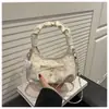 Bolso de Mano Plegado de Media Luna Estilo Coreano de Nicho para Mujer 2026 Nueva Moda Bolso Cruzado Versátil Bolso Versátil de Verano para el Trabajo