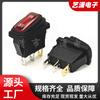 Interruptor Impermeable con Forma de Barco de 3 Pines y 2 Velocidades Kcd3 Impreso On/Off Interruptor Basculante Impermeable de Dos Velocidades con Luz