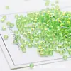 Pulseira de Cristal com Contas Finas Lisas Brilhantes de Qualidade Austríaca 4/6/8mm Acessórios para Joias DIY Cristal Multifacetado Colorido