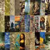 30 Famosos Libros de Pinturas del Mundo Marcadores de Libros Creativos con Esquinas Redondeadas para Marcar Novelas, Caligrafía y Pinturas; Regalos para Estudiantes y Marcadores de Recompensa.