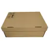 Caja Plegable Reforzada y Engrosada con Tapa abatible Multitamaño para Empaque de Tenis, Caja de Almacenamiento para Zapatos de Papel Kraft Corrugado de Tres Capas