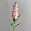 Flores artificiais violetas, jacinto, flores de seda delphinium, materiais de decoração de casamento, flores artificiais de comércio exterior de alta qualidade na Amazon