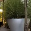 Jarrón Ovalado para Arreglos Florales Hecho a Medida en Guangzhou, Maceta Artística de Estilo Europeo, Maceta Cuadrada Larga para Balcón, Maceteros Grandes de 1.5m