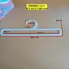 Estante de plástico para bufandas de supermercado Estante de seda para bufandas Anillo para bufandas Percha de ropa Toalla de baño Corbata Cinturón Estante de exhibición Toalla