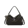 Bolsa Tote de Braço com Design Personalizado Retrô para Mulheres 2025 Inverno Novo Estilo Roupas Diárias de Trabalho Bolsa de Ombro Transversal
