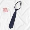 Gravata JK para Mulheres Uniforme Japonês Estilo Universitário Cor Sólida Gravata Borboleta para Estudantes Femininas Gravata Preta DK para Homens Preguiçoso Não Precisa Amarrar