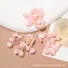 Princesa Coreana Fantasia Franja Flor Cordão Flor Trepadeira DIY Grampo de Cabelo Tecido à Mão com Contas Acessórios de Cabelo Brincos Material Atacado