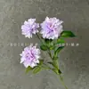 Flores Artificiales Dahlia de 3 Cabezas Paisajismo de Bodas Accesorios para Fotografía Decoración de Mesa Interior para el Hogar Flores Artificiales Listas para la Venta