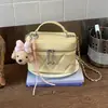 Bolsa pequena super quente feminina verão 2026 novo design de nicho estiloso bolsa transversal com corrente losango bolsa de mão bolsa caixa