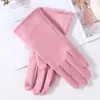 Guantes cálidos de punto para Otoño e Invierno, a prueba de viento, pantalla táctil, moda estilo coreano, Fruta de leche hidratantes, a prueba de frío, guantes de invierno para mujer
