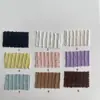 Tejido Jacquard Colorido Hueco Texturizado de Punto 180g Poliéster Spandex Camiseta Camisa Tela de Moda Casual