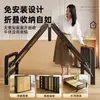 Cama de solteiro dobrável para uso doméstico, cama simples para cuidados pós-parto, cama de solteiro/casal para cochilo e plantão, cama de ferro para quarto de aluguel para adultos
