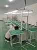 Banco de trabajo de taller cable de acero correa de alambre embalaje cinta transportadora express línea de producción automatización mesa cinta transportadora