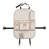 Bolsa de armazenamento pendurada para carro Blue Rain, design fofo de desenho animado, lixeira para carro, protetor de banco traseiro contra chutes, caixa de armazenamento decorativa multifuncional