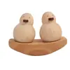 Transfronterizo 2023 manualidades de barco de amistad de madera adornos creativos para escritorio de oficina regalos de boda lindo divertido