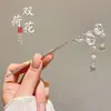 Horquilla de Borla Estilo Antiguo Dinastía Han, Nueva Horquilla de Alto Nivel Chinoiserie, Horquilla Diaria Chinoiserie para Cheongsam, Accesorios para el Cabello