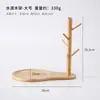 Adorno de Madera para Guardar Llaves, Decoración de Escritorio Simple y Creativa, Estante Organizador con Bandeja, Soporte de Madera Maciza para Bonsái, Decoración de Entrada