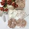 Scrunchie de Tela Estilo Coreano para Niña Super Grande Intestino Cuadros Floral Lunares Satín Dulce Versátil Coleta Lazo para el Cabello Accesorio para el Cabello