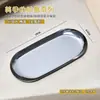 Herramientas para Uñas Bandeja Ovalada Acero Inoxidable Universal Corazón Desinfección Almacenamiento Mezcla de Colores Escritorio Ordenado Bandeja Dispensadora
