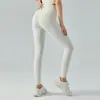Pantalones de yoga de cintura alta para mujer, efecto de realce de glúteos, adelgazantes, alta elasticidad, ajustados, adecuados para correr, deportes y fitness