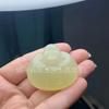 Atacado de Fabricante Pingente de Buda de Jade Afegão Natural para Mulheres, Jade Rosa Raiz de Lótus Pingente de Buda Jade Gelo Pingente de Buda