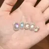 [Gema do Luar] Miçangas de Vidro Dopamina Coloridas Olho de Gato Dinâmicas Fofas Lantejoulas Pequenas Brilhantes Artesanato Puro para Unhas