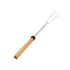 Tenedor Retráctil de Acero Inoxidable para Barbacoa para Exterior Forma de Barbacoa Tenedor Mango de Madera Palo para Barbacoa Tenedor para Barbacoa Palillos para Barbacoa Venta al por Mayor
