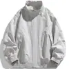 Chaqueta para Hombre 2026 Primavera/Otoño Marca de Moda Estudiante Color Sólido Ropa Deportiva para Hombre Chaqueta de Béisbol Nueva Chaqueta de Cuello Alto para Hombre
