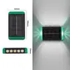 Nueva Lámpara de Pared Luminosa Solar para Exteriores, Jardín, Patio, Decorativa para el Hogar, Lámpara de Pared para Atmósfera Exterior, Iluminación