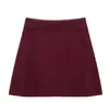 Ropa para Mujer Europea y Americana Aliexpress Ins Popular Venta Caliente Chaqueta de Punto de Manga Larga con Cuello Redondo Falda Mini Elástica de Cintura Alta