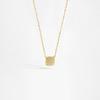 Andywen Collar Colgante Cuadrado Full Pave de Plata de Ley S925 Nuevo Diseño Ins Minimalista Europeo y Americano Amazon
