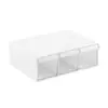 Bainabang Caja de Clasificación de Piezas para Primeros Bloques de Construcción Estante de Acabado Lego Juguete Partículas Pequeñas y Micro Caja de Almacenamiento Transparente