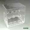 Soporte de Exhibición de Minerales para Gatos Acrílico Caja de Exhibición de Minerales de Cristal Caja de Almacenamiento de Bola de Cristal de Gema Estándar