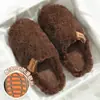 Pantuflas de Algodón de Invierno para Mujer para Parejas, Pantuflas Peludas Cálidas Antideslizantes de Interior para Hombre, Modelo Nuevo 2026 Pantuflas de Algodón