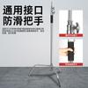 Suporte de Luminária Mágica de Pernas Tipo C para Fotografia 3,3 m Aço Inoxidável Suporte para Cinema e Televisão Suporte com Braço Oblíquo Suporte para Painel Bandeira Fotografia Removível