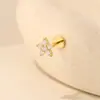 Pendientes de Estrella de Plata de Ley S925, Joyería de Plata, Tornillo para Piercing en la Oreja, Accesorios para Mujer Inspirados en el Diseño, Suministro al por Mayor