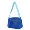 Bolsa de Almacenamiento de Papelería de un Solo Hombro, Bolsa de Playa para Colección de Juguetes de Pegatinas, Malla para Ropa de Niños, Tela de Malla Engrosada Plegable