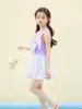 Maiô Infantil Peça Única para Meninas, Maiô de Praia para Bebês em Fontes Termais, Laço Fofo, Novo Estilo Coreano, Maiô da Moda para Meninas