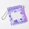 Bolsa de Bar Anime de PVC Bolsa con Cremallera de Mijo Bolsa de Dulces de Eva Cadena de Exhibición Bolsa Colgante Insignia Cubierta Protectora