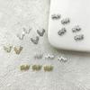 Celebridad Explosiva de Internet Aleación Metal Tira Reflectante Acabado Joyería para Uñas Oro y Plata Puro Deseo Estilo Spice Girl Decoración para Uñas