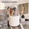 Tubo de Almacenamiento para Brochas de Maquillaje Caja de Almacenamiento de Cosméticos a Prueba de Polvo Gran Capacidad Estante de Almacenamiento para Labiales y Sombras de Ojos de Escritorio Portalápices a Prueba de Polvo