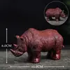 Estatua de Buda de Pie y Flor de Loto Tallada de Sándalo Rojo y Sándalo Verde, con el Buda Vairocana, Pixiu y Madera de Cuerno de Rinoceronte, como Adornos Decorativos