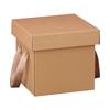 Caja de Regalo de Papel Kraft con Tapa, Caja Vacía con Impresión de Logo, Caja de Papel Engrosado, Caja de Regalo de Empaque de Producto Vintage