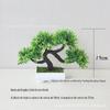 Nova Planta de Flor Artificial Bonsai Planta Verde Envasada para Interior e Exterior Vaso de Flor Casa Enfeites Decorativos Criativos Lote