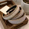 Diadema de Encaje Bohemio de Paja para Mujer, Diadema de Ala Ancha de Copa Alta, Estilo Vacacional, Sensación de Alta Gama, Accesorio para el Cabello para Sesión de Fotos, Pinza para el Cabello